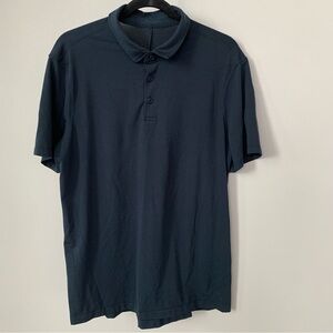 Lululemon Navy Blue Polo Shirt Size M
